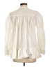 Zara Ivory Long Sleeve Blouse Size L - photo 2