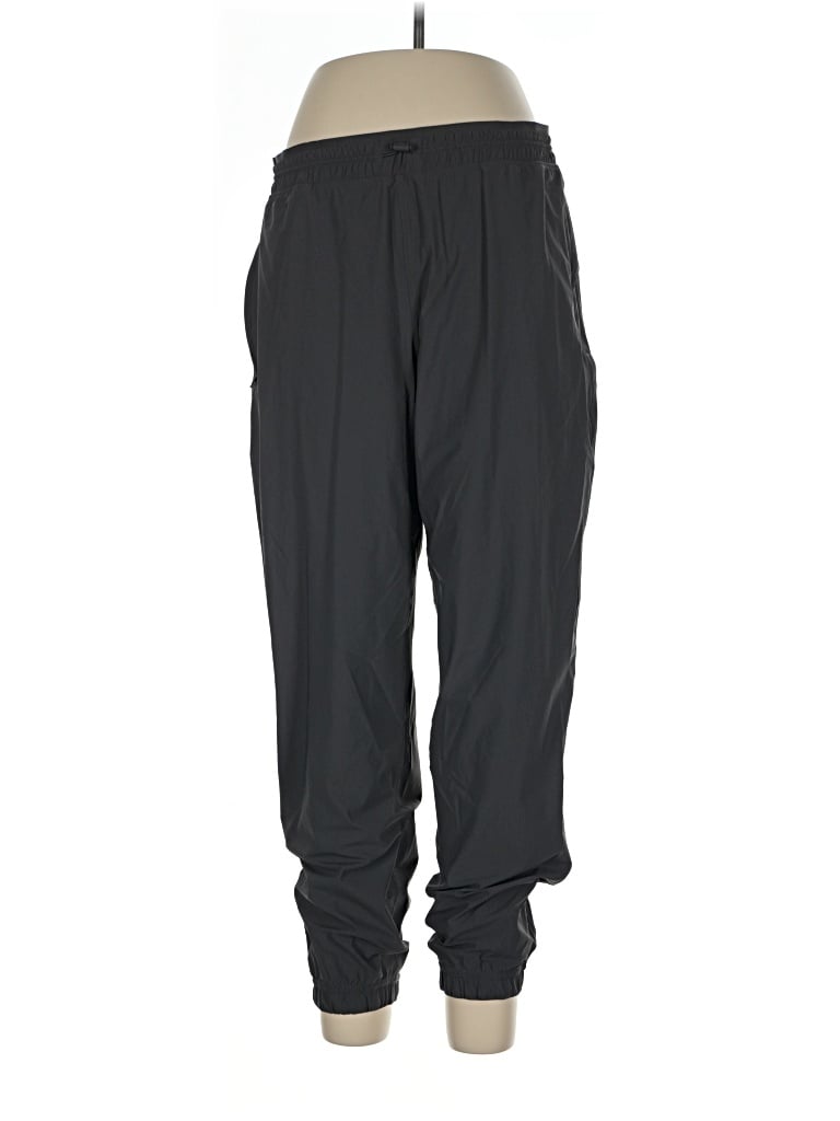 Pre-owned Athleta Track Pants In Black