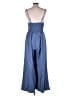 Shein Solid Blue Jumpsuit Size L - photo 2