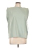 Three Dots Green Sleeveless Blouse Size L - photo 1