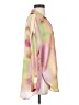 Zara Color Block Pink 3/4 Sleeve Blouse Size XS - photo 4