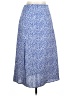 Shein 100% Polyester Print Blue Casual Skirt Size L - photo 1