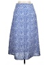 Shein 100% Polyester Print Blue Casual Skirt Size L - photo 2