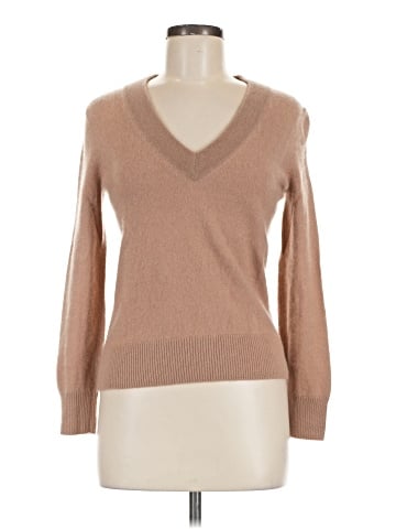 Aqua Cashmere Pullover Sweater (view 1)