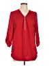 Renuar Red 3/4 Sleeve Blouse Size L (estimated) - photo 1