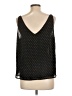 Ann Taylor LOFT Outlet 100% Polyester Black Sleeveless Blouse Size L - photo 2