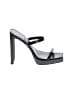 Jeffrey Campbell Black Sandals Size 9 - photo 1