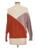 Sophie Rue Color Block Brown Pullover Sweater Size L - photo 2