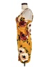 Haute Monde Floral Yellow Cocktail Dress Size M - photo 5
