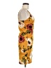 Haute Monde Floral Yellow Cocktail Dress Size M - photo 4