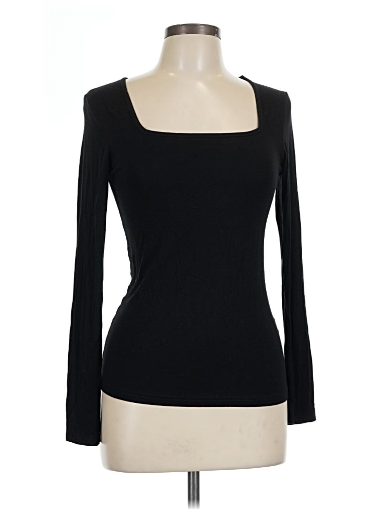 Pre-owned Mangopop Collection Long Sleeve T-shirt In Black