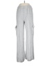 Pink Rose 100% Recycled Polyester Gray Casual Pants Size L - photo 1