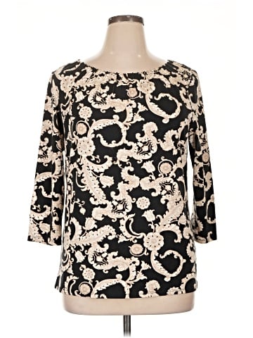 Talbots 3/4 Sleeve T-Shirt (view 1)