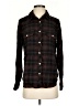 E&M Collection Plaid Brown Long Sleeve Button-Down Shirt Size S - photo 1