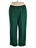Alfred Dunner 100% Polyester Solid Green Casual Pants Size 20 - photo 1