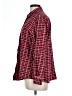 Lands' End 100% Cotton Plaid Red Long Sleeve Button-Down Shirt Size L (petite) - photo 5