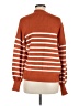 Zesica Stripes Orange Pullover Sweater Size M - photo 2