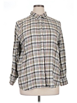 Ann Taylor LOFT Long Sleeve Button-Down Shirt (view 1)