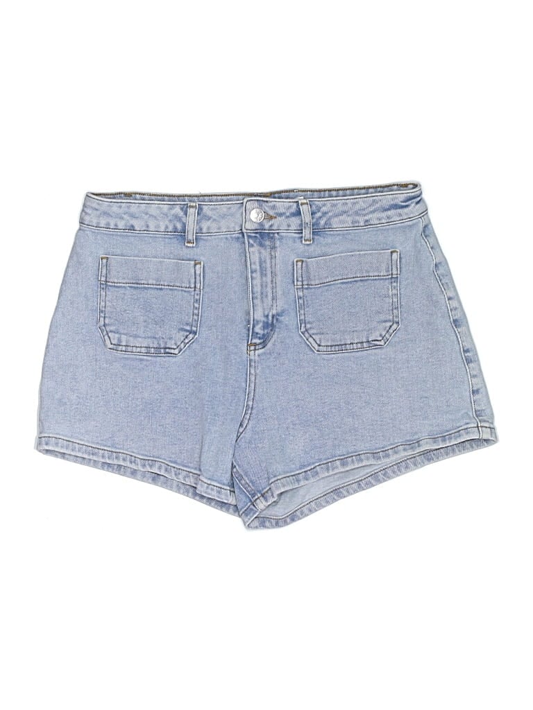 Pre-owned Na-kd Denim Shorts In Blue