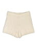 Zara Chevron-herringbone Ivory Shorts Size L - photo 1
