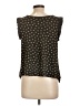 Ann Taylor LOFT 100% Polyester Brown Sleeveless Blouse Size L (petite) - photo 2