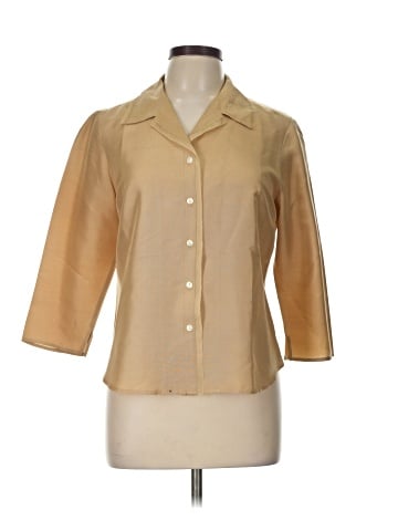 Amanda Smith 3/4 Sleeve Button-Down Shirt (view 1)