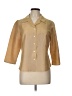Amanda Smith Tan 3/4 Sleeve Button-Down Shirt Size L (estimated) - photo 1