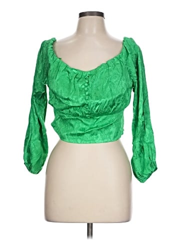 AFRM 3/4 Sleeve Blouse (view 1)