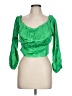 AFRM Green 3/4 Sleeve Blouse Size L - photo 1