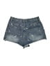 Forever 21 Stars Blue Denim Shorts Size 28 waist - photo 2