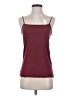 Halogen 100% Cotton Burgundy Tank Top Size S - photo 1
