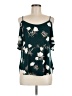 Kaileigh Teal 3/4 Sleeve Blouse Size M - photo 1