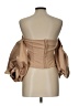 SIMONETT Tan 3/4 Sleeve Blouse Size L - photo 2