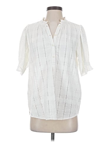 Apiece Apart Short Sleeve Blouse (view 1)