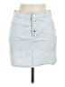 Forever 21 Solid Blue Denim Skirt Size M - photo 1