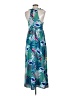 Gibson Look 100% Polyester Tropical Blue Casual Dress Size S - photo 2