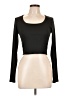 Shein 100% Polyester Black Long Sleeve T-Shirt Size L - photo 1
