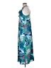 Gibson Look 100% Polyester Tropical Blue Casual Dress Size S - photo 5