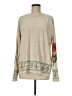 Found 100% Cotton Tan Long Sleeve Top Size M - photo 1