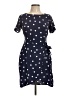 Bravissimo 100% Viscose Polka Dots Blue Casual Dress Size 12 - photo 1