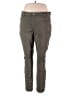 Almost Famous Solid Green Casual Pants Size 20 - photo 1