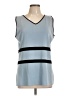 misook 100% Acrylic Blue Sweater Vest Size L - photo 1