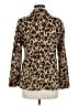 Ann Taylor LOFT Outlet Animal Print Gold Blazer Size M (petite) - photo 2