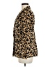 Ann Taylor LOFT Outlet Animal Print Gold Blazer Size M (petite) - photo 5