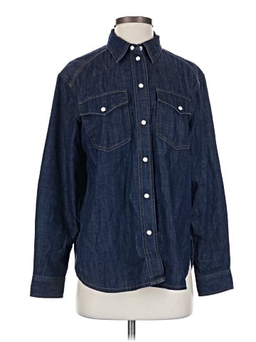 Madewell Denim Oversized Western Shirt (view 1)