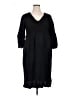 Calme Black Casual Dress Size XL - photo 1