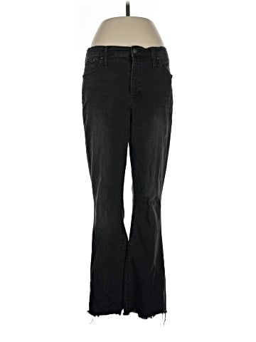 Madewell Tall Cali Demi-Boot Jeans in Berkeley Black: Chewed-Hem Edition (view 1)