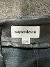 Superdown 100% Polyester Solid Black Faux Leather Skirt Size XXS - photo 4