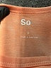 SO Orange Tank Top Size S - photo 7