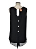 Frank Lyman Design 100% Polyester Black Sleeveless Blouse Size 10 - photo 2